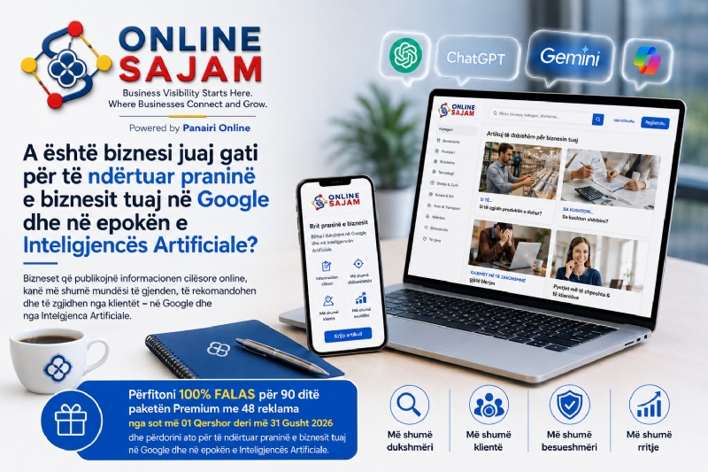 Si të Ndërtoni Praninë e Biznesit Tuaj në Google dhe ChatGPT me Përmbajtje që Sjell Klientë nepermjet platformes Panaiari Online.